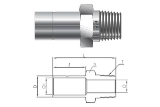 Male NPT Tube Adapter