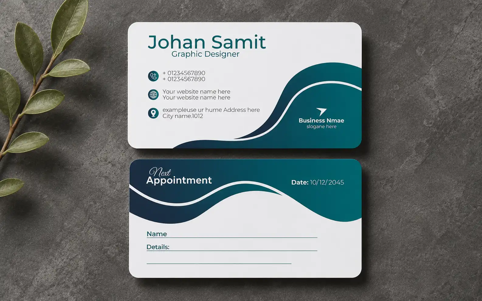 Appointment Business Card