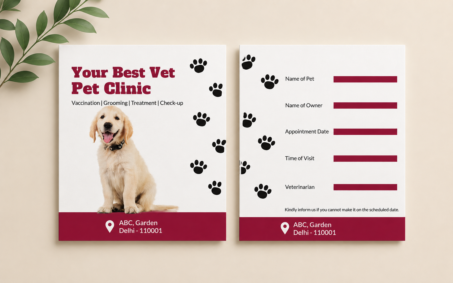 Appointment Cards