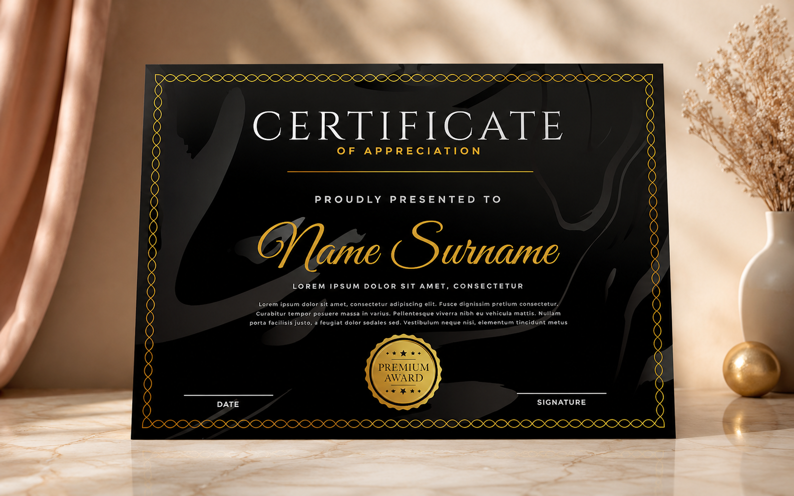 Certificates Cards