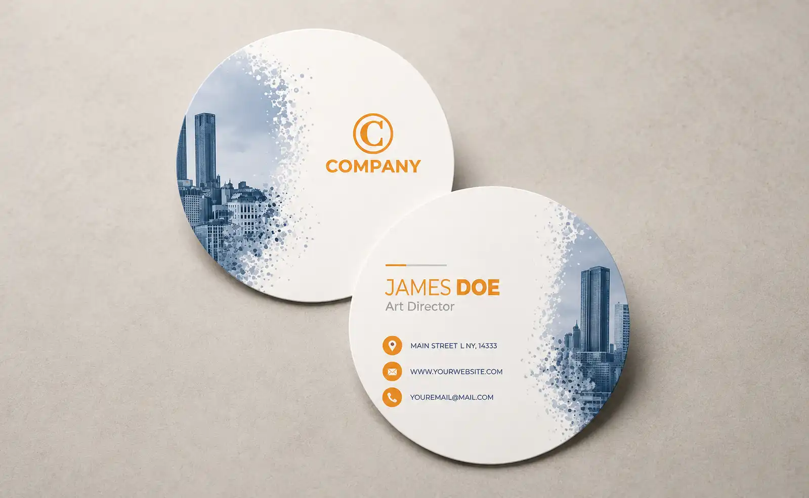Circle Business Card