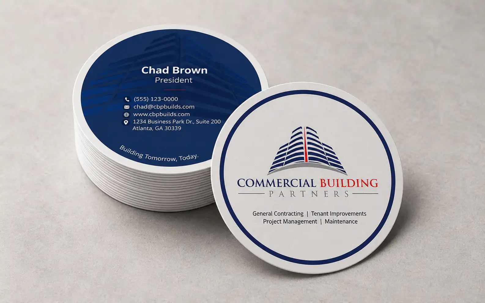 Circle Business Card