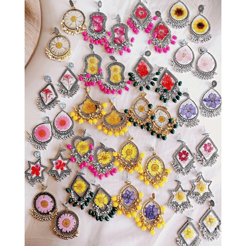 Custom Name Resin Jhumke