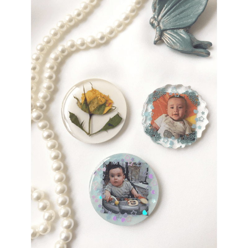 Custom Photo Resin Fridge Magnets