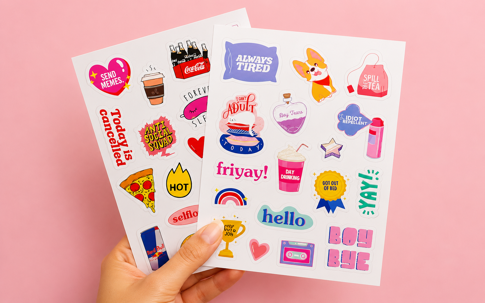 Custom Shape Stickers