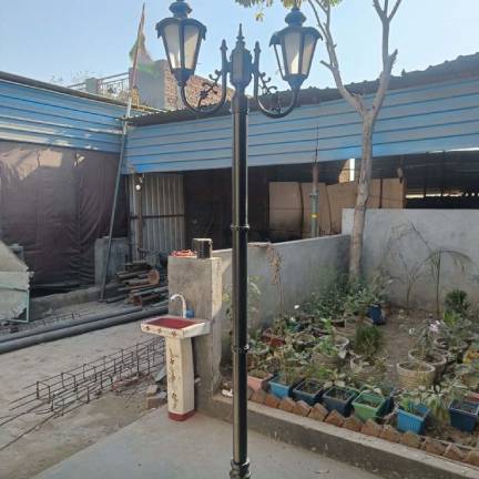 Designer Pole Light