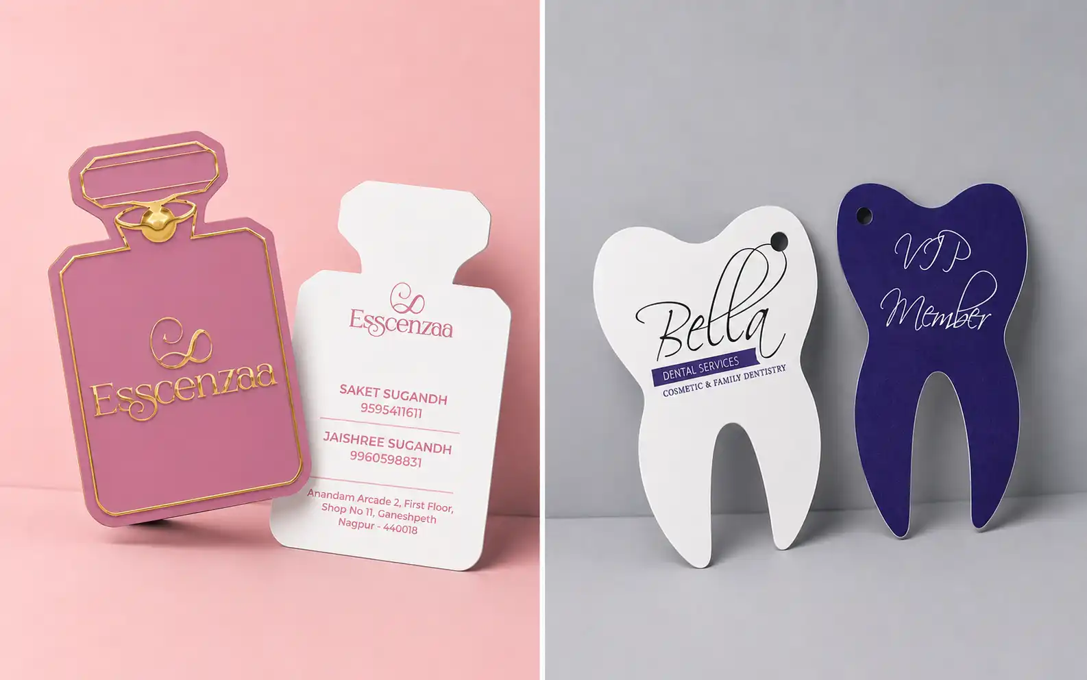 Die Cut Business Card
