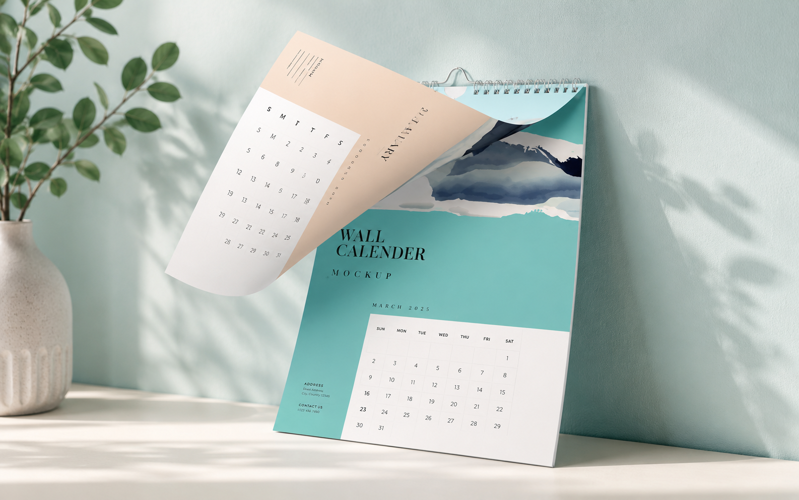 Double Page Wall Calendars