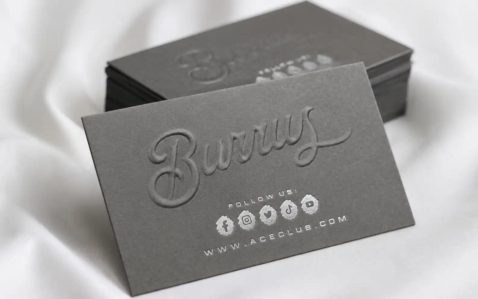 Embossed Business Card
