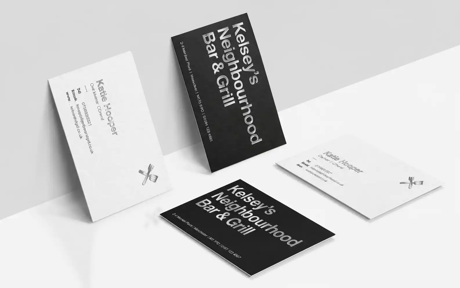 Foiled Business Card