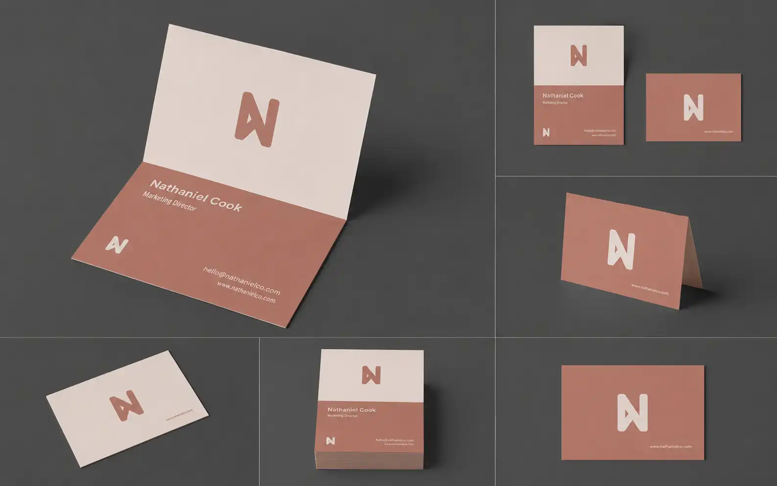 Folded Business Card