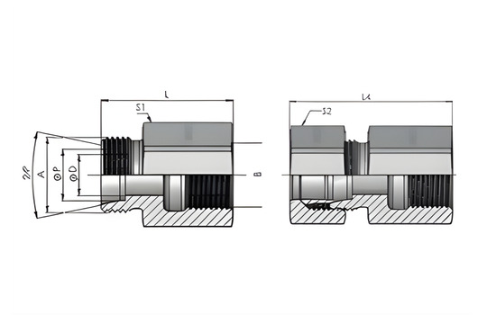 GAI-R-Female connector Female BSPP thread