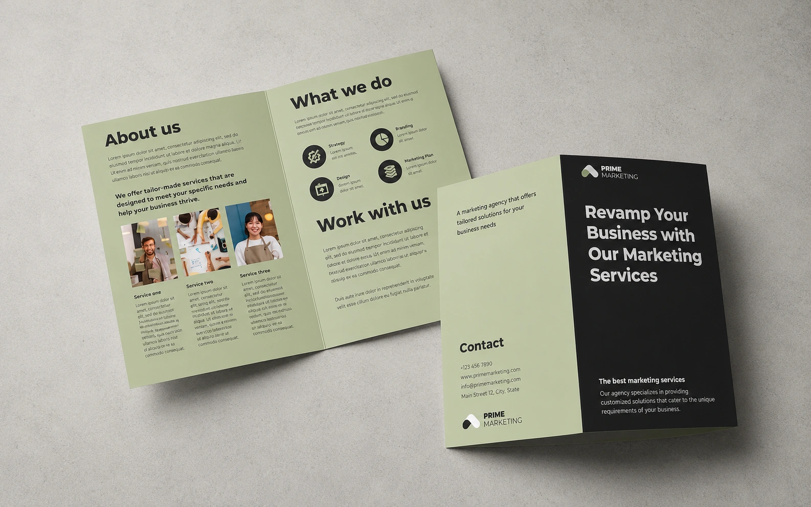Half Fold Leaflets & Flyers