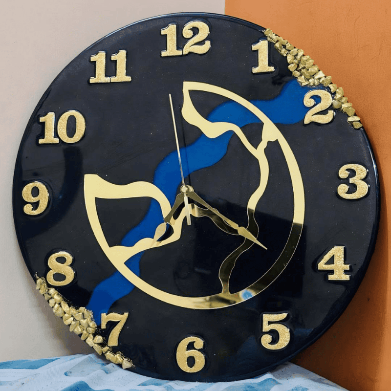 Luxury Resin Wall Clock