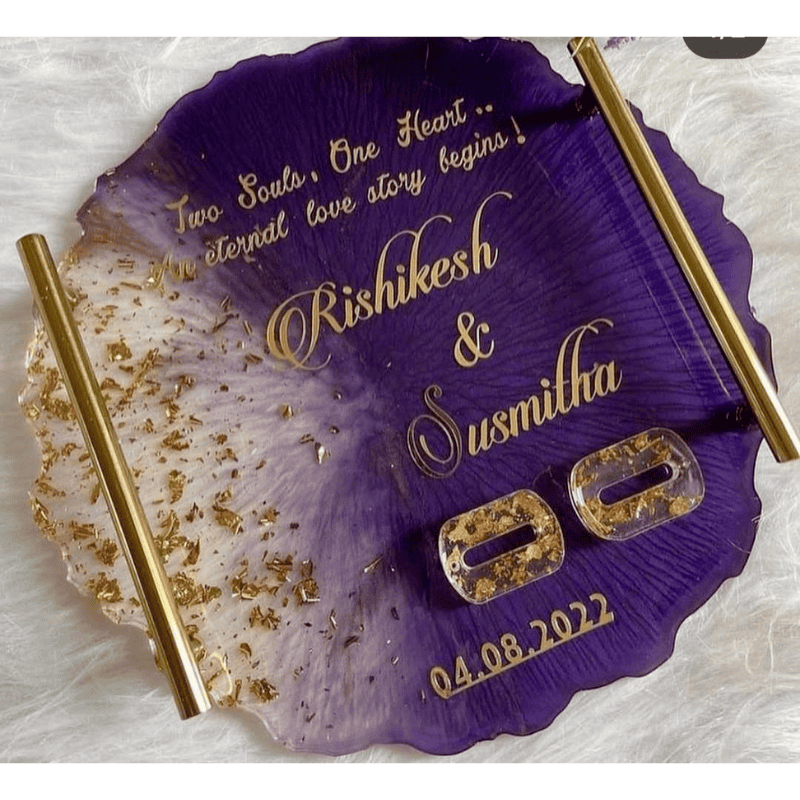 Our Love Story Resin Frame