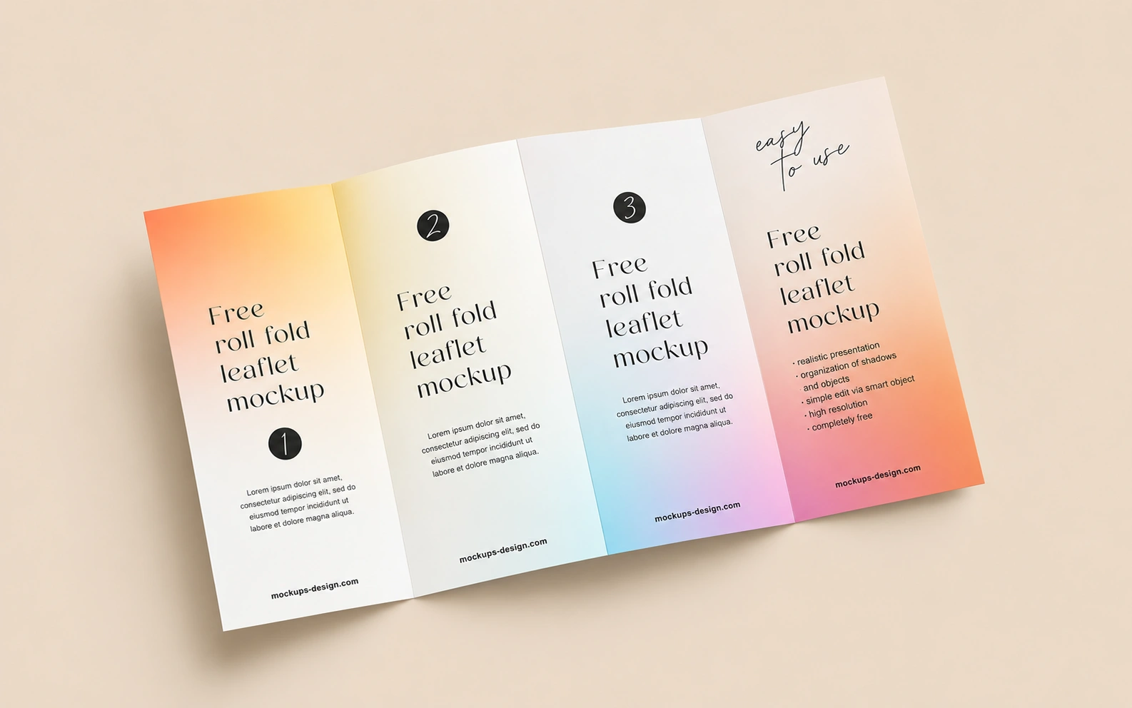 Roll Fold Leaflets & Flyers