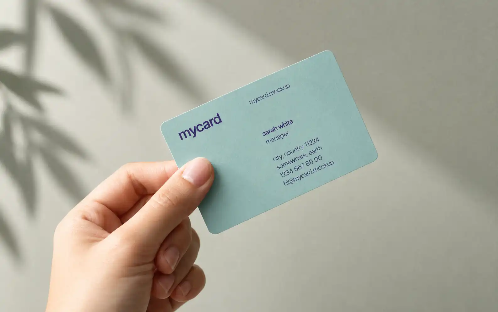 Round Corners Business Card