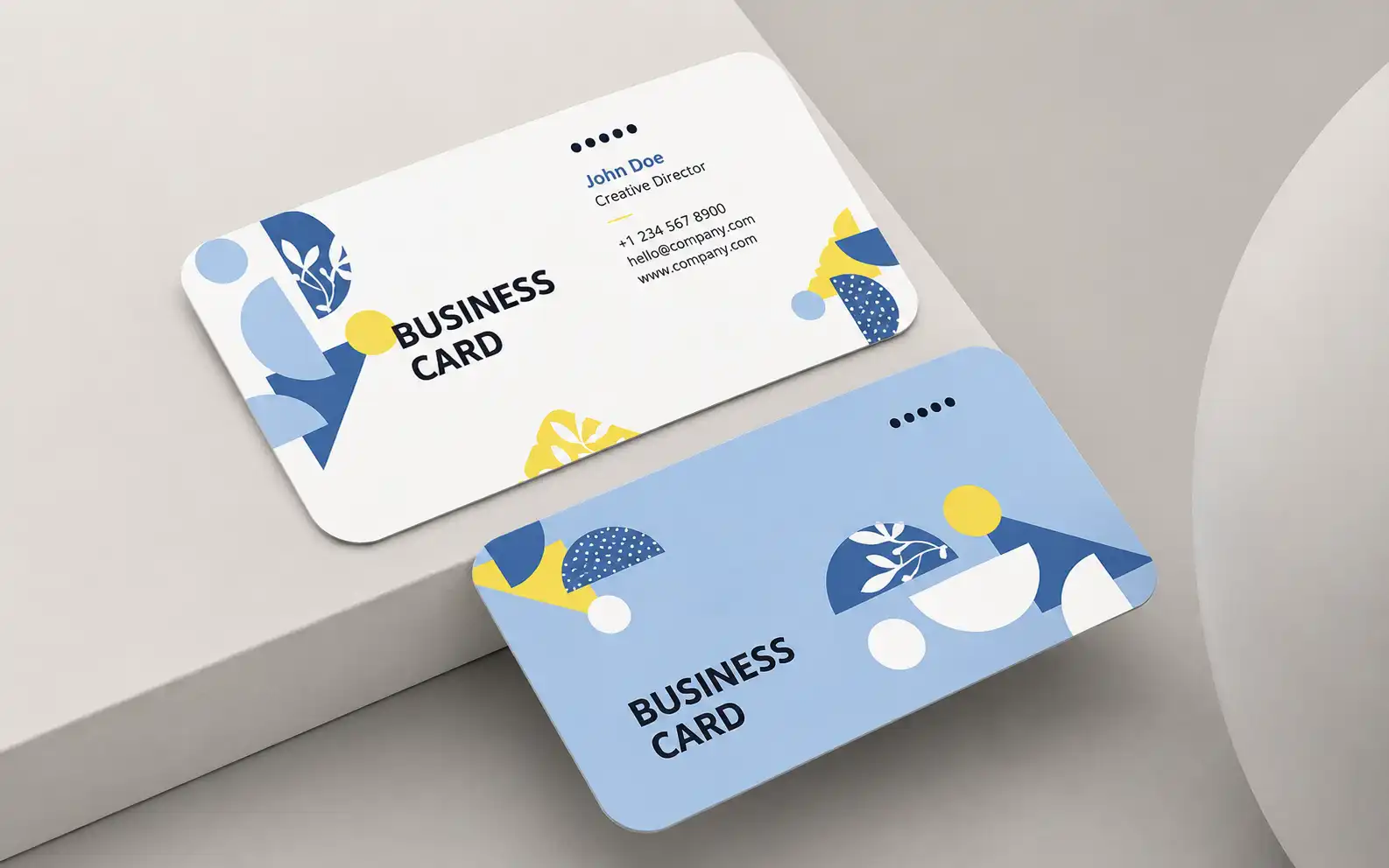 Round Corners Business Card
