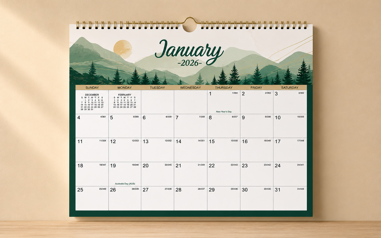 Thumb Cut Calendars