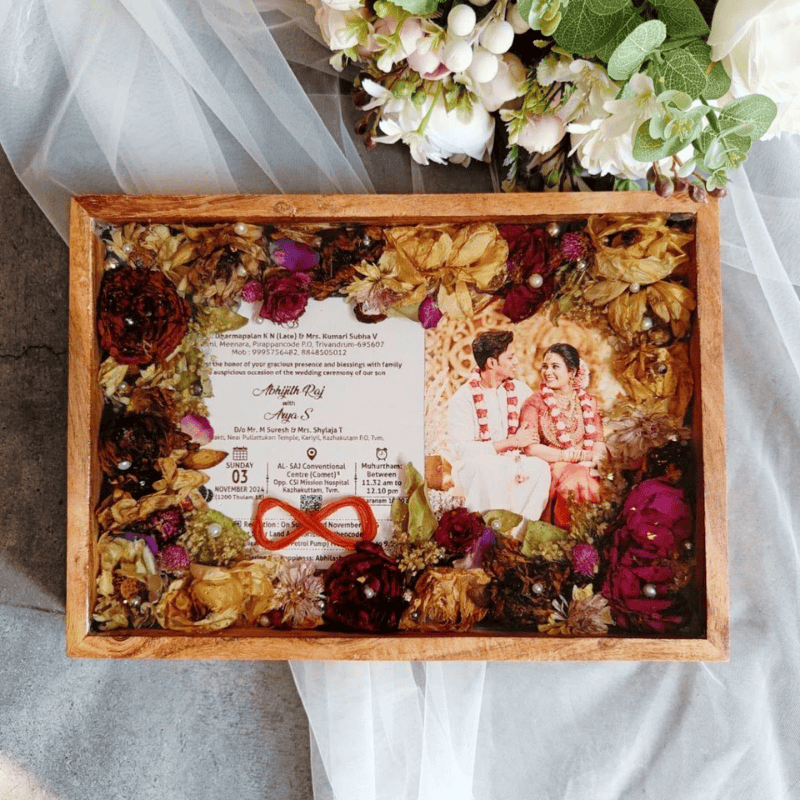 Varmala & Wedding Memory Preservation in Resin