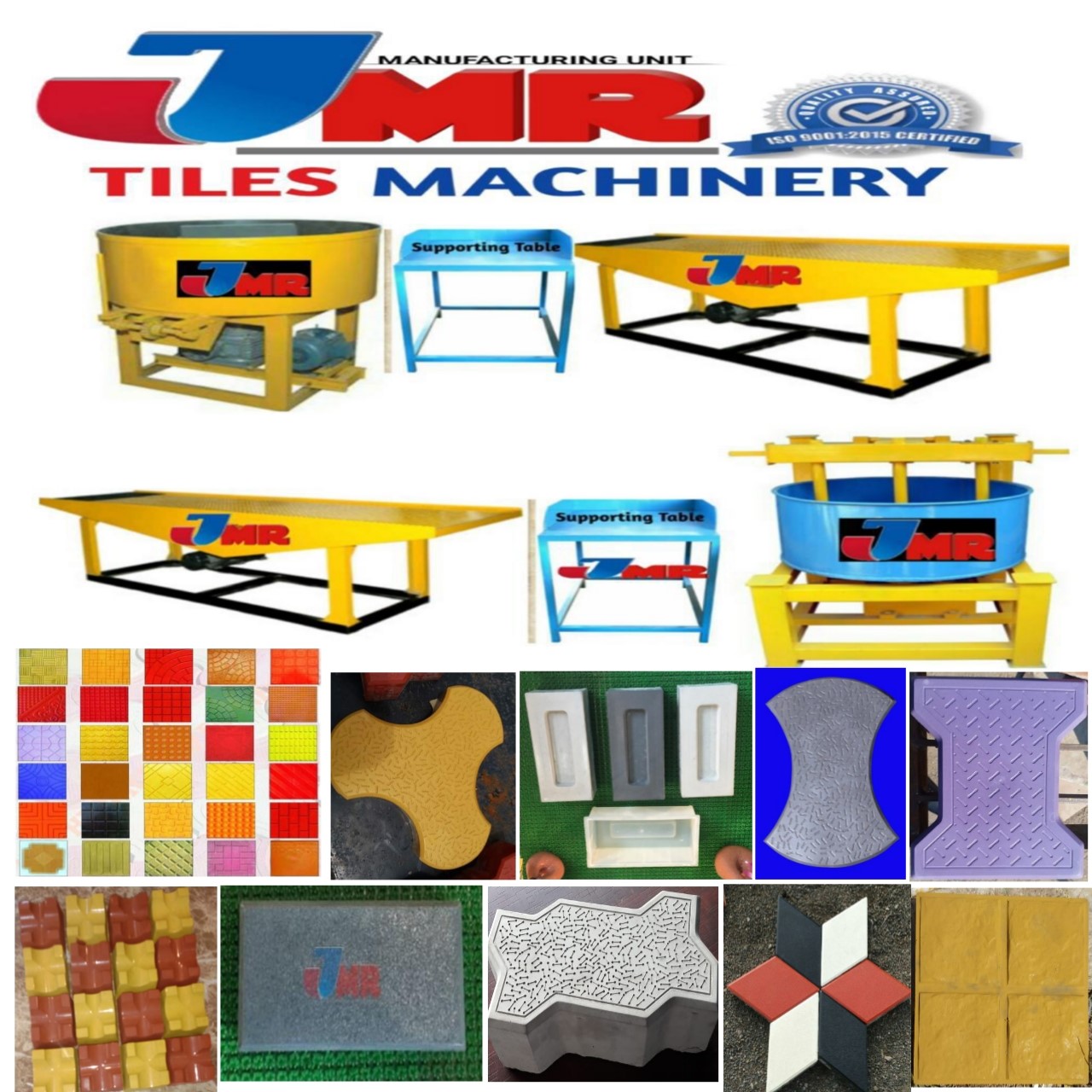 Manual Concrete Block Making Machine