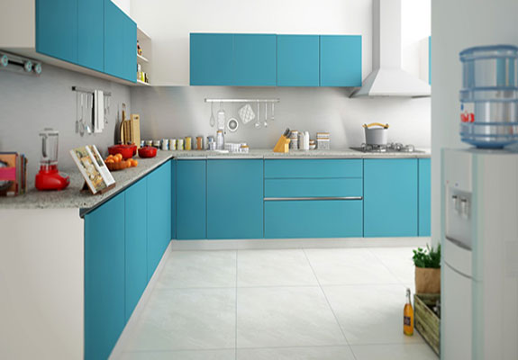 L Shped Modular Kitchens