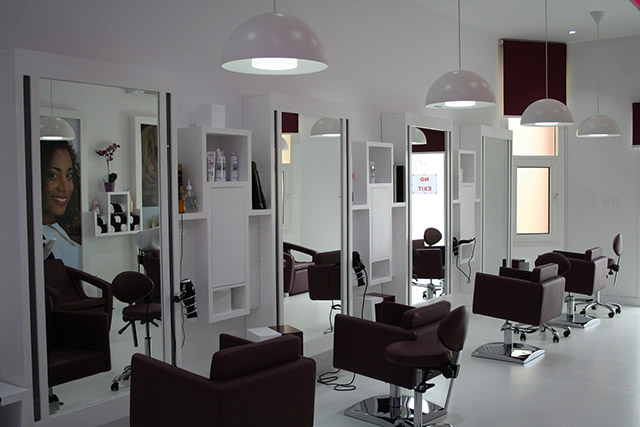 Beauty parlour interior design