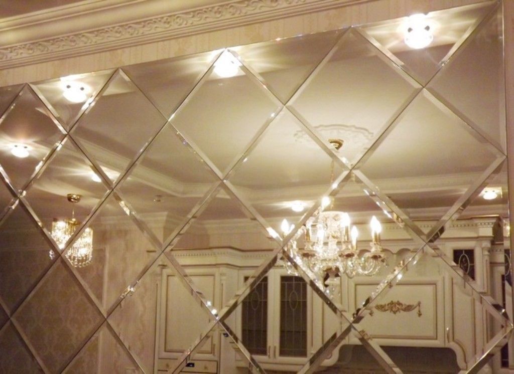 beveled Mirror Walls