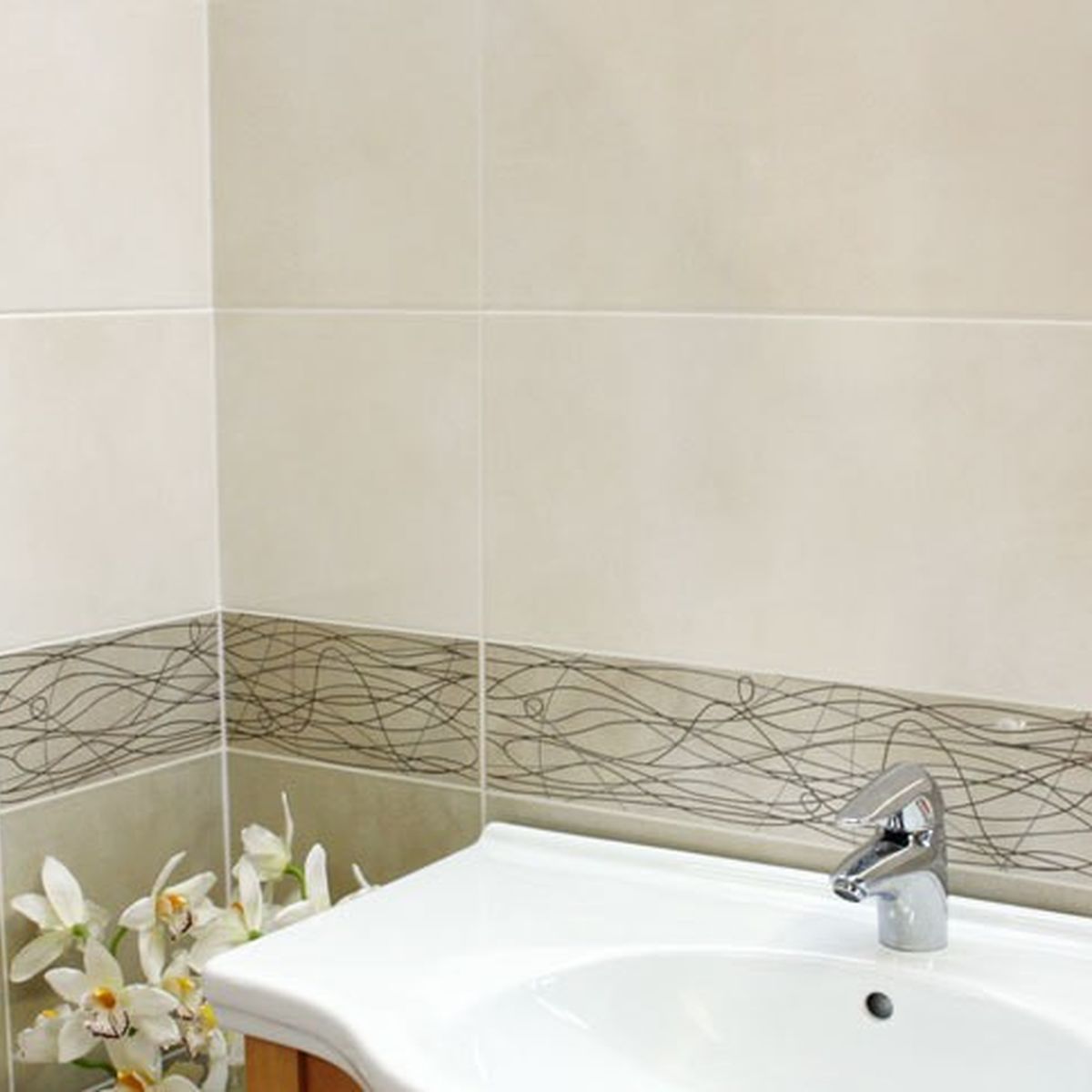 Bloom cream wall tiles