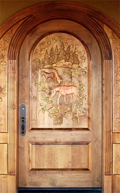 Wooden Carving Doors Design