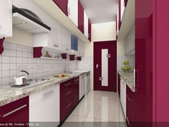 Double Line Kitchen