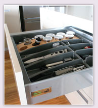 modern kitchen  drawer 