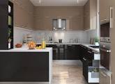 G-shaped Modular Kitchen