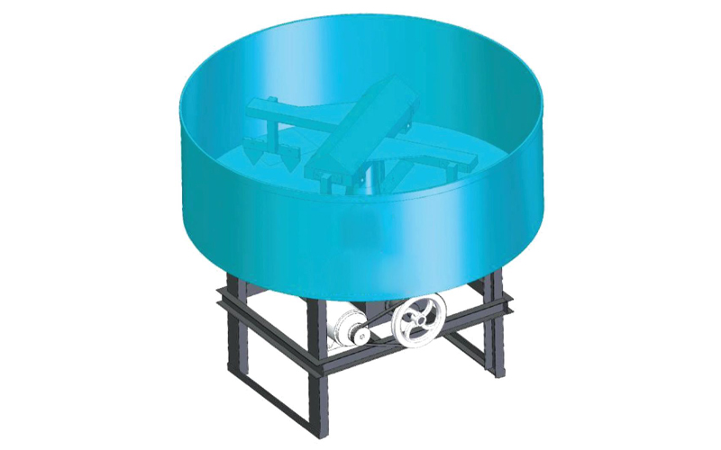 Pan Mixer Machine For Mixing Cement, Sand and Concrete