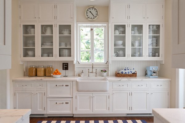 kitchen glass cabinets