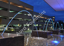 Laminar Water Jet Fountains