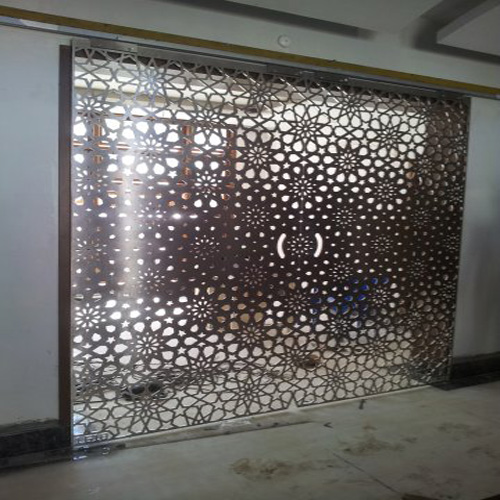 Laser cutting railing