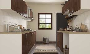 Parallel kitchen interior design