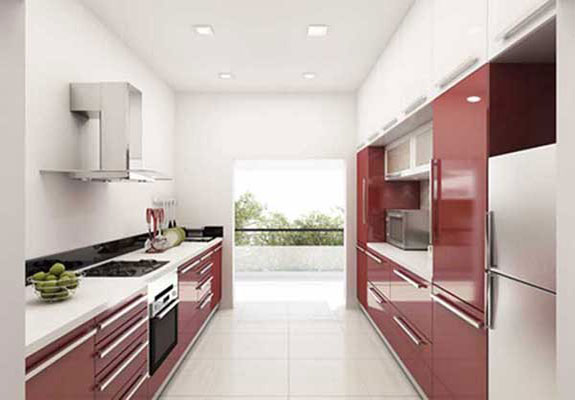 U Shaped Modular Kitchens