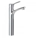 SINGLE LEVER RAISED BODY BASIN MIXER WITHOUT POP UP