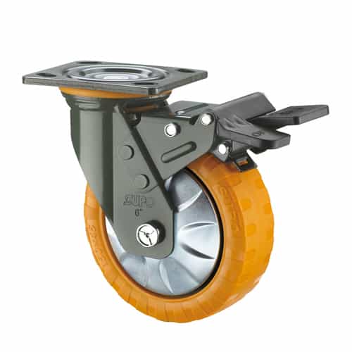 Polyurethane (PU-O) (362) Castors Wheels