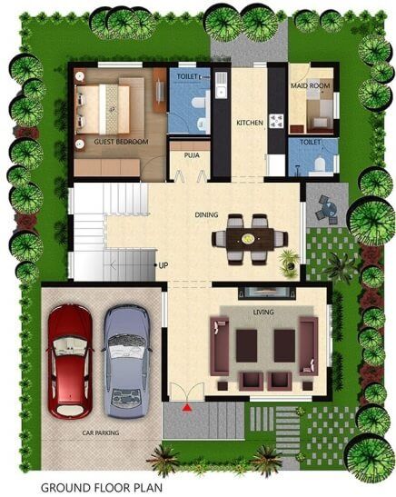 Readymade floor plan