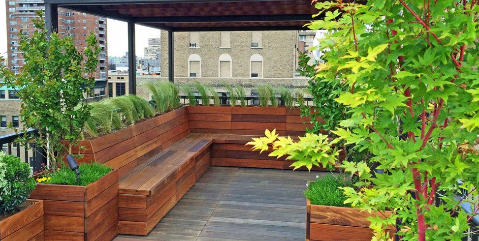 Rooftop garden design