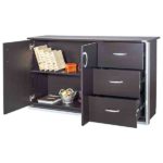 SPACE 2 DOOR 3 DRAWER SIDE BOARD