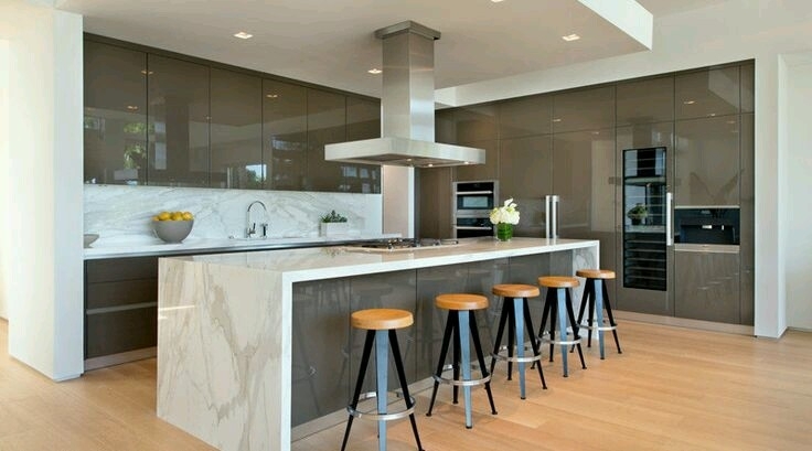 straight line kitchen