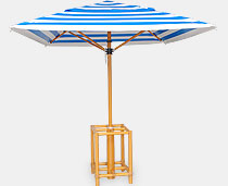 Umbrella Structure - 4 Sticks With Ferarri Fabric Umbrella Structure