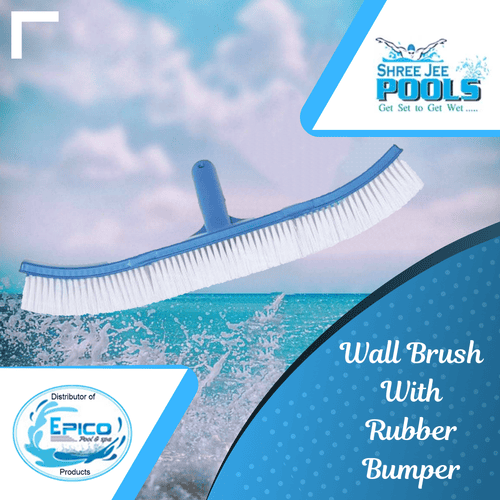 Wall Brush With Rubber Bumper