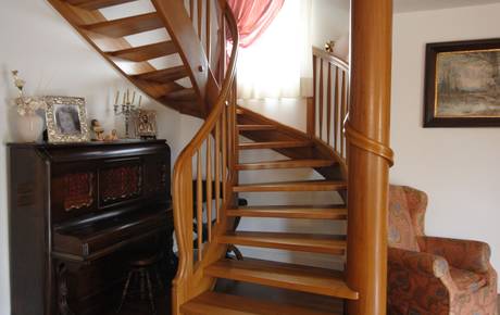 wooden stairs