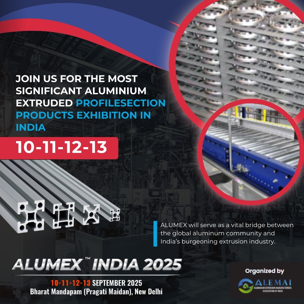 ALEMAI Launches ALUMEX: India Premier Aluminium Extrusion Expo and Conference