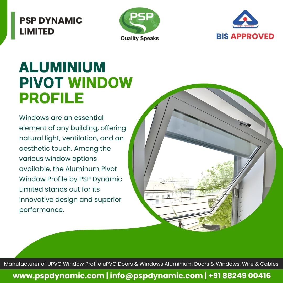Aluminium Pivot Window Profile Manufacturers in India